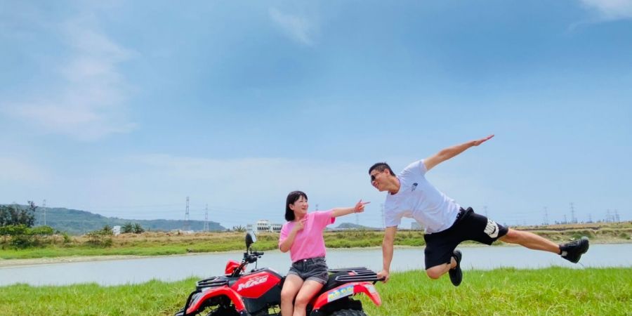 沙灘車定點拍照