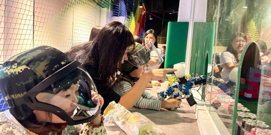 也設有兒童安全射擊區 (現場需額外收費)