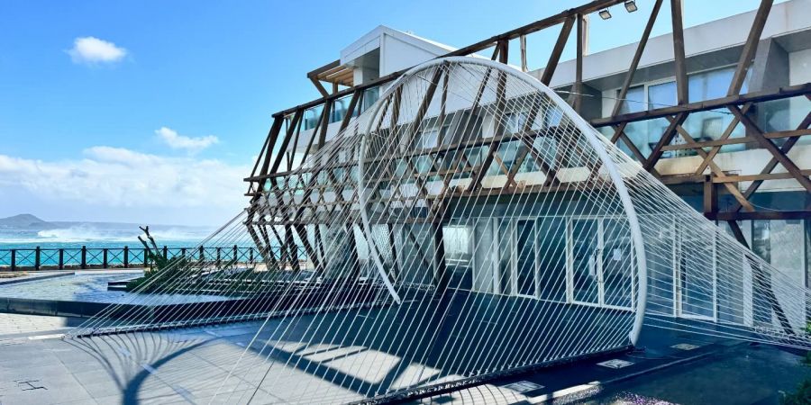 海平線餐廳外的景觀